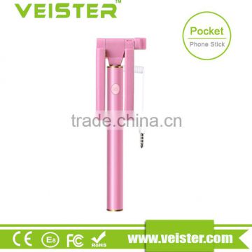 Veister Custom Mini flexible extendable hand held monopod Handheld selfie stick