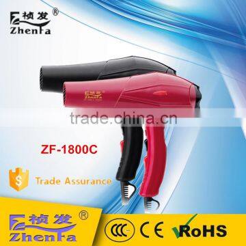 High quality fashional hair dryer OEM factory ZF-1800C