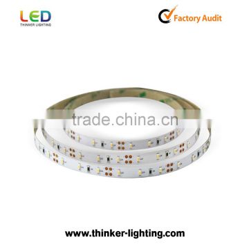 SMD3014 Led strip light yellow color 204led/m strip light non-waterproof with CE&Rohs