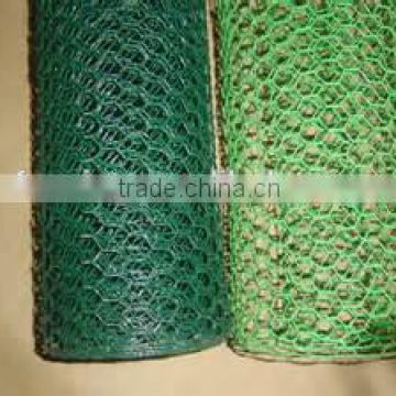 pvc coated hexagonal wire netting/galvanized hexagonal chicken wire netting(export)