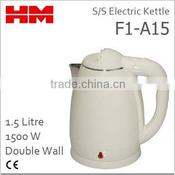 Double Walled Cool Touch Electric Kettle F1-A15