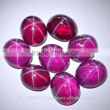 101.95 Ct Ruby Star Sapphire 6 Rays Lab Created Stone