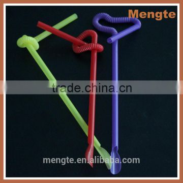 newest design plastic disposable scoop straws