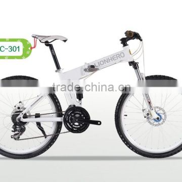 Lionhero 2014 hot sale aluminum folding mountain bike,folding bicycles