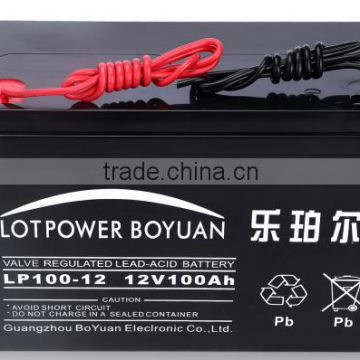 Guangzhou Best Selling 12 volt 100ah Deep Cycle Vrla Battery