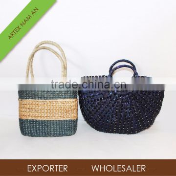 Beach foldable shopping bag wholesale / seagrass bag, handbag in Vietnam