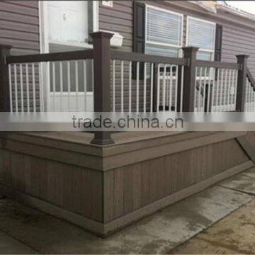 new outdoor constraction material woodlike composite plastic fence panels