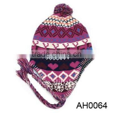 acrylic knitted design hats