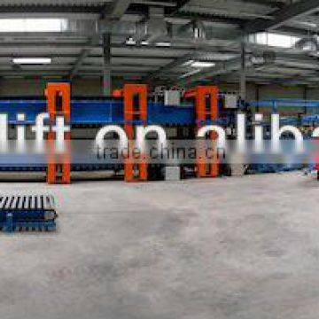 Continuous 50mm PU foam sandwich panel machine used in prefab houses