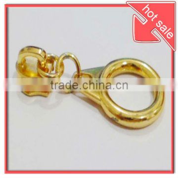zipper puller slider with gold color wholesale in Guangzhou China