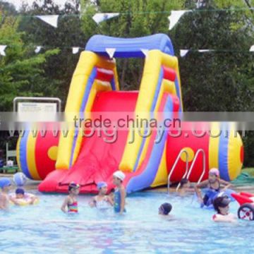 small inflatable pool slide for inground pool, hot sale inflatable inground pool slides