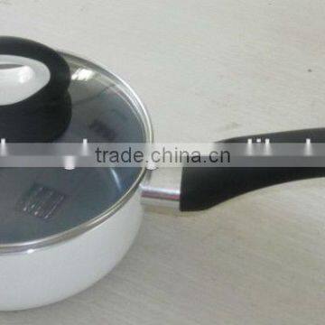 Forged die-casting aluminum non-stick sauce pan with lid(F-NG016)