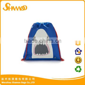 Wholesale promotion cheap polyester drawstring bag for gift and kids