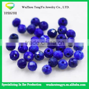 Factory Wholesale semi gemstone beads loose, natural lapis lazuli stone