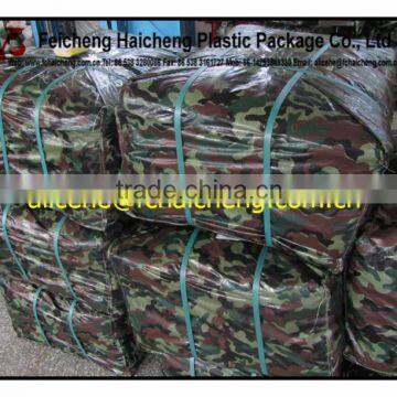 3.3 ounces per square yard pe plastic camouflage tarps cover for outdoor