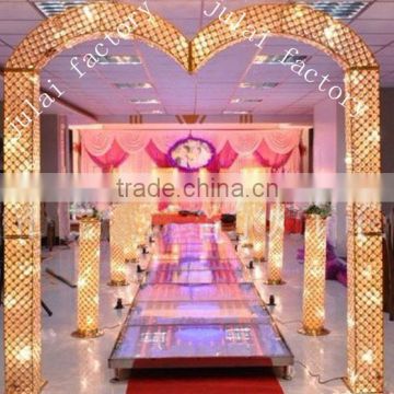 2014 New Design wedding gold crystal mandap