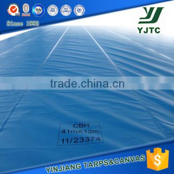 open top container pvc tarpaulin cover 20'