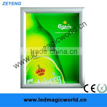 New magnetic advertising aluminum snap led light christmas picture,alibaba frame