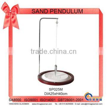 Desktop Decoration Sand Pendulum With Wooden Pallet SP025M