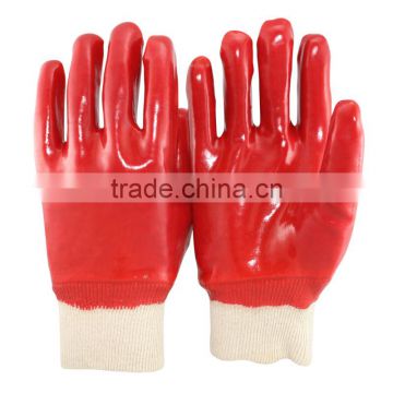 NMSAFETY anti oil pvc Knit wrist gloves