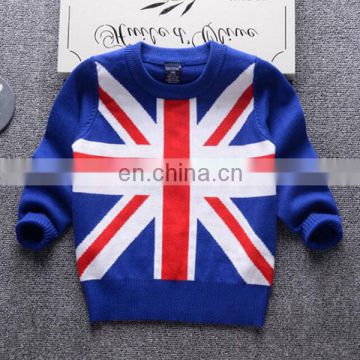 Boys New fashion 100%cotton child sweater for winter