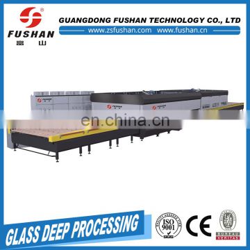 custom printed flat glass toughening machine of China