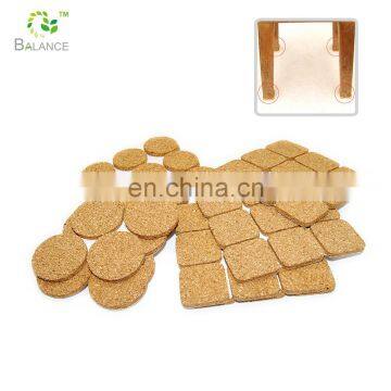 Cork pad with adhesive backing