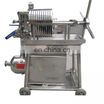 500L/H oil press filter machine /plate filter for crude oil