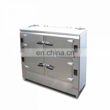 gas 5-layer siamese steam cabinet for seafood,dumpling in Chinese kitchen equipment passed ISO9001