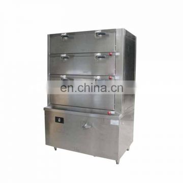Commercial Stainless Steel Gas Seafood Rice Steamer/Seafood Cabinet Machine For Restaurants