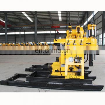 Hydraulic drilling rig water well machine Trailer wheels drilling rig for water