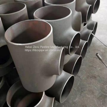 Equal Tee , Reducing Tee Carbon Steel Pipe Fittings For connection