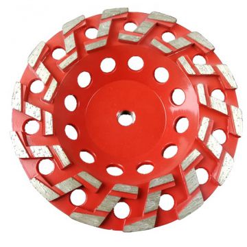 Metal bond diamond grinding cup wheel for floor