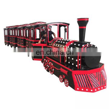 High quality kids and adults electric touristic train for resort place