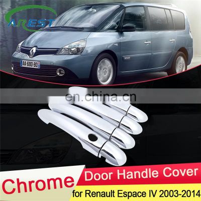 for Renault Espace IV 2003 2004 2005 2006 2007 2008 2009 2010 2011 2012 2013 2014 Chrome Door Handle Cover Styling Accessories