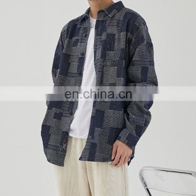 Custom Wholesale men custom clothing stand collar cotton polyester sport jacket 2021