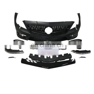 car bumpers body kit front  bumper grills hood fender for benz CLS W218 upgrade CLS63 AMG style body kits