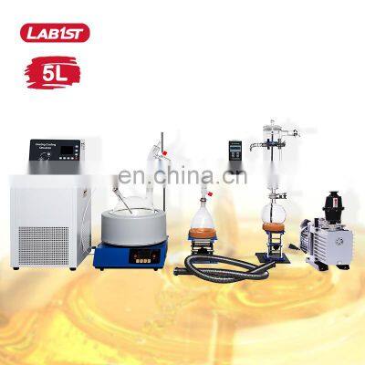 Wholesale Distillation System Equipment 5L 5 L Lab Shortpath Chemistry Turnkey Short Path Distillation Kit Set with Reflux