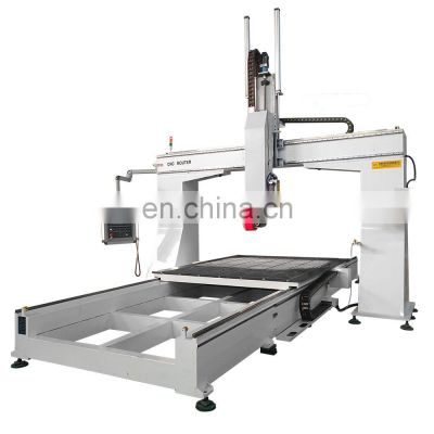Wood Mould and Carving Woodworking CNC Router Machine 5 Axis 360 Degree Swing Wood Milling Machine