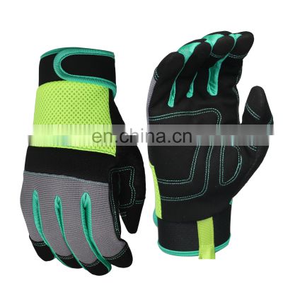 Premium Leather Mechanical Gloves Automotive Mechanical Work Gloves