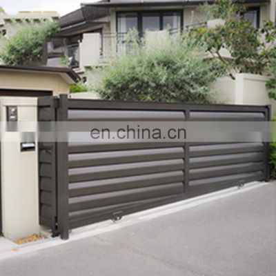security automatic patio outdoor entrance sliding stainless steel main gate golden design philippines for homes