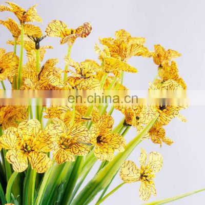 Home Decoration Fake Flower Artificial Flower for Outdoor Gift Garden Yellow Opp Bag Plastic & Fabric,plastic and Fabric 40 Pcs