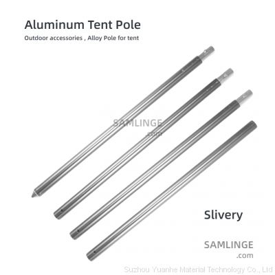 Lightweight Aluminium Poles For Tents ,Oxidation Color Surface of Aluminium Tent Pole Tent accessories