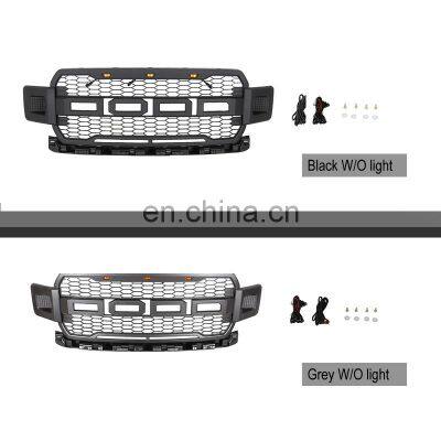 jiangsu danyang Matte Black Front Mesh Style Grill with LED Lights fit For Ford F150 2018-2019