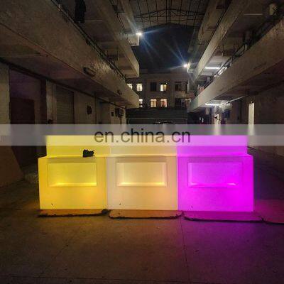 Corner Bar Cabinet Wireless Wholesale Dining Tables Bar Counter Hot Selling Glowing Bar Counter for Sales