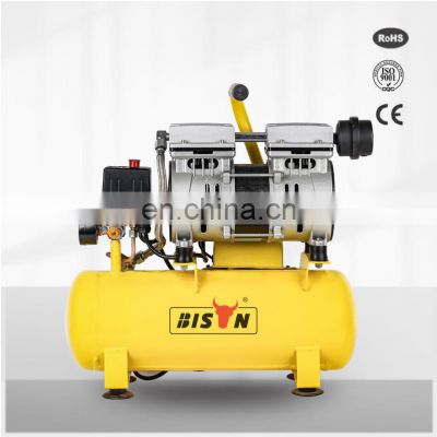 Bison China Low Noise Wholesale 550 W Oil Free Dental Air Compressor