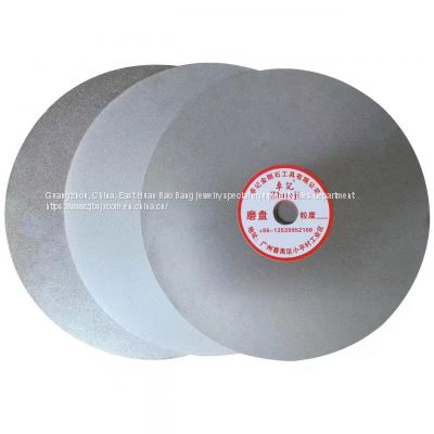 Color gem glass crystal diamond tool Zhuo Zhi 6-inch diamond grinding disc 180# electroplated grinding disc