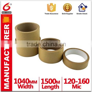 Guang dong hot sells writable ater activated reinforce kraft paper gummed tape