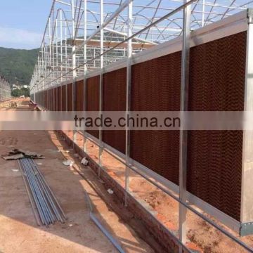 Qingzhou 7090 corrugated wood paper honeycomb evaporative cooling pad