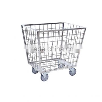 STM - 250 Stainless Steel Basket Trolley stainless steel furniture , hospital fourniture
